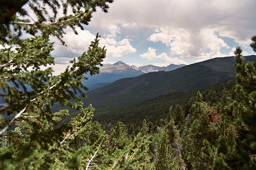 Longs Peak Rocky Mountain National Park CO